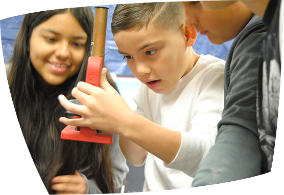 Elementary science STEM students