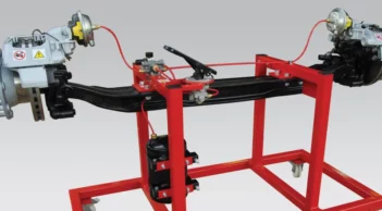 Live Front Axle with Air Disc Brake Assembly